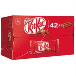 nestle 2 finger kitkat chocolate wafer bar full box (42 pcs pack)