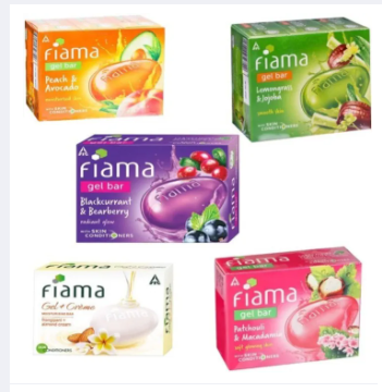 Fiama Gel Bar Soap Celebration Pack - 125g x 5 - Image 3
