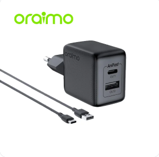 Oraimo Cannon 18W Fast Charger with Cable - Image 2