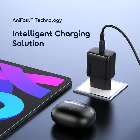 oraimo PowerCube 202 EU Type 20W Compatible Charger With Cable - Image 2