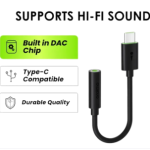 Oraimo OAA-310 Type-C to 3.5mm Audio Converter