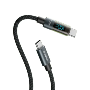 oraimo DigiLine 100W 1.2M Type-C to Type-C Fast Charging Cable with LED Display - OCD-175CC