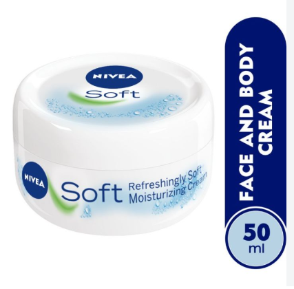Nivea Soft Light Jar Moisturising Cream - 50ml (Indian)